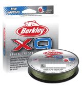 šnúra Berkley X9 Braid low vis green 2000 m 0,17 mm